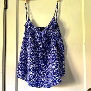 Ann Taylor Spaghettini Strap Blouse, XL